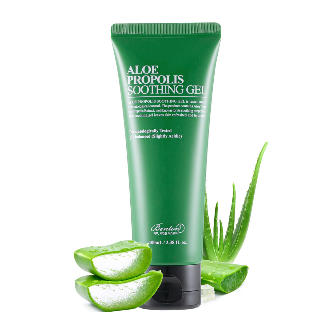 Benton Aloe Propolis Soothing Gel 3.38 Fl Oz | Aloe Vera Gel For Sunburn Relief | Aloe Vera Gel For Travel Size | Aloe Vera Gel