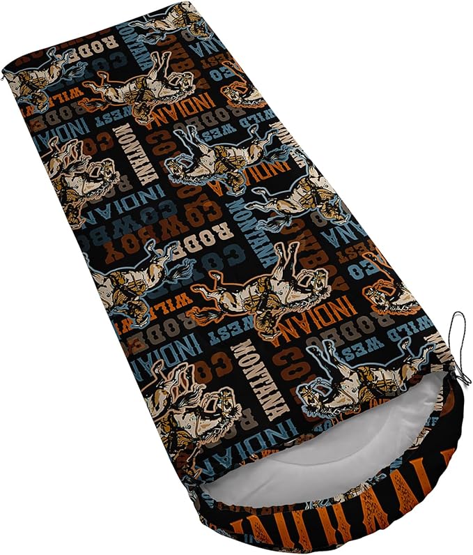 AILONEN Cartoon Fox Camping Sleeping Bag for Boys Girls Adults,Lightweight & Waterproof,3 Season Warm & Cold Weather,Portable,Kawaii Fox Printed Sleeping Bag,Traveling,Camping,Hiking