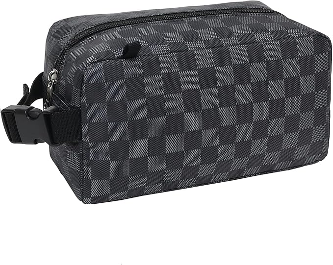 FlowFly Small Insulated Lunch box Portable Soft Bag Mini Cooler Thermal Meal Tote Kit with Buckle for Work, PlaidWithBuckle