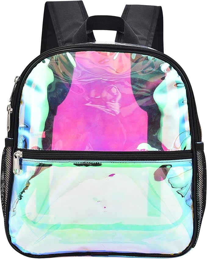 USPECLARE Clear Backpack for Stadium Approved 12×6×12, Water proof Clear Bag for Stadium Events and Concert Work Sport Event