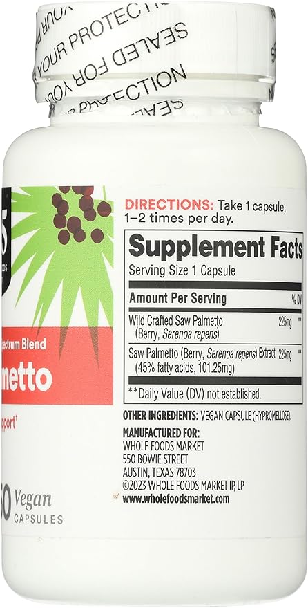 365 by Whole Foods Market Saw Palmetto, 60 CT