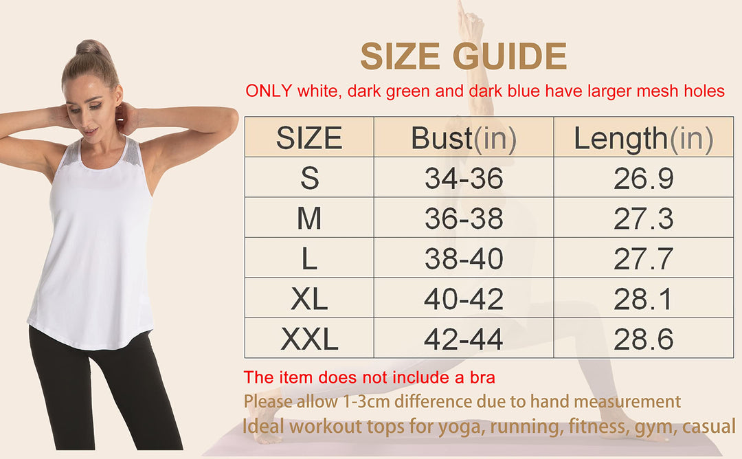 Aeuui Womens Workout Tops for Women Racerback Tank Tops Mesh Yoga Shirts Athletic Running Tank Tops Sleeveless Gym Clothes Black