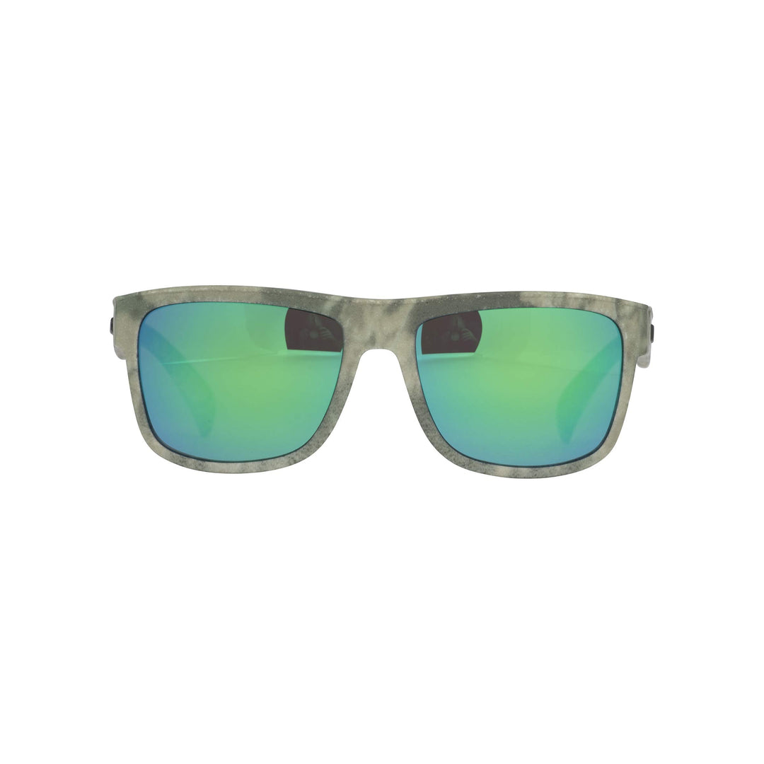 HUK, Polarized Lens Eyewear with Performance Frames, Fishing, Sports & Outdoors Sunglasses Panto, (Clinch) Green Mirror/Southern Tier Subphantis, Medium/Large