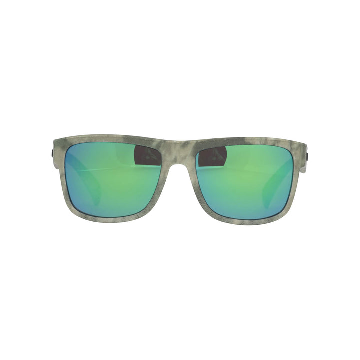 HUK, Polarized Lens Eyewear with Performance Frames, Fishing, Sports & Outdoors Sunglasses Panto, (Clinch) Green Mirror/Southern Tier Subphantis, Medium/Large