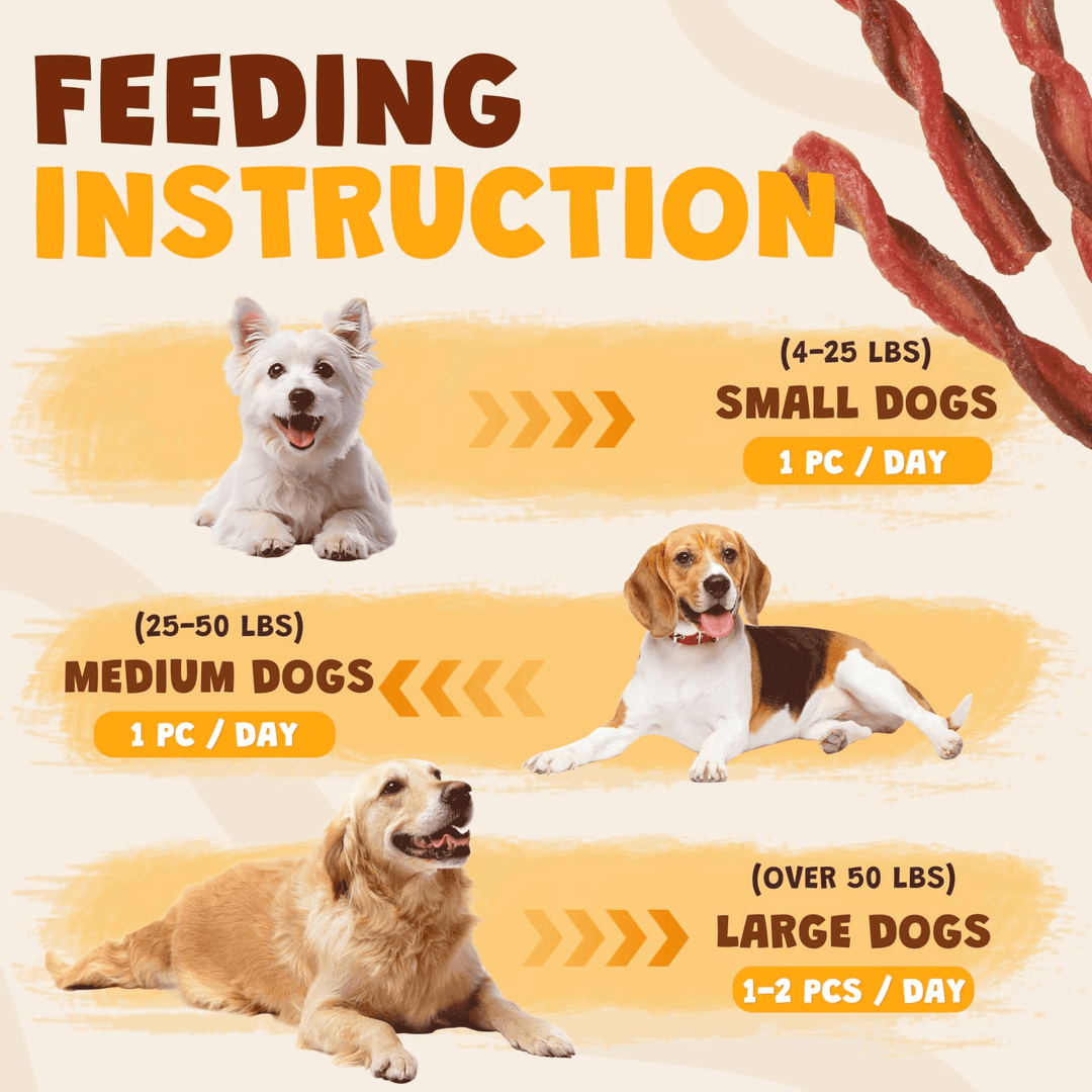 ASMPET Natural Twist Dog Treats, Real Premium Beef, Chicken and Duck Jerky for Small Medium Large Dog, 10.5 oz