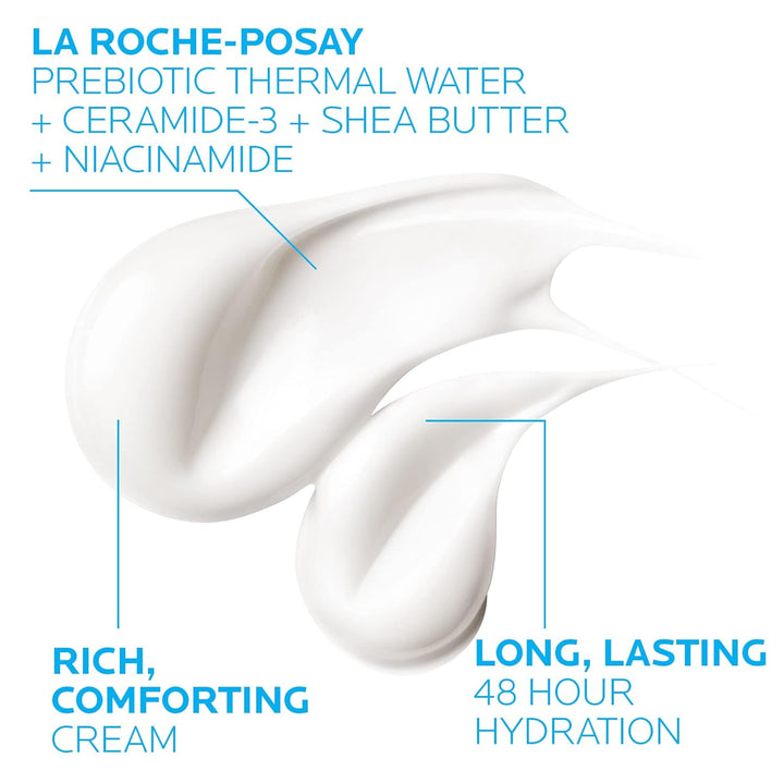 La Roche-Posay Lipikar AP+ Moisturizing Cream – Face & Body Lotion For Dry Skin | Shea Butter & Niacinamide