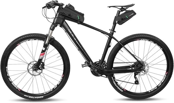 ROCKBROS Bike Phone Mount - Waterproof Front Frame Bag for Bicycle, Compatible with iPhone 11 XS Max XR under 6.5