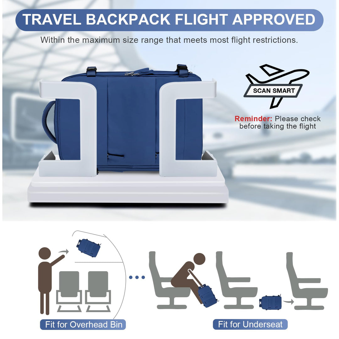 coofay Travel Backpack for Men Women Carry on Backpack for Airplanes Personal Item Backpack for Traveling on Airplane Traveling Backpack Airback Backpack for Travel Mochila de Viaje