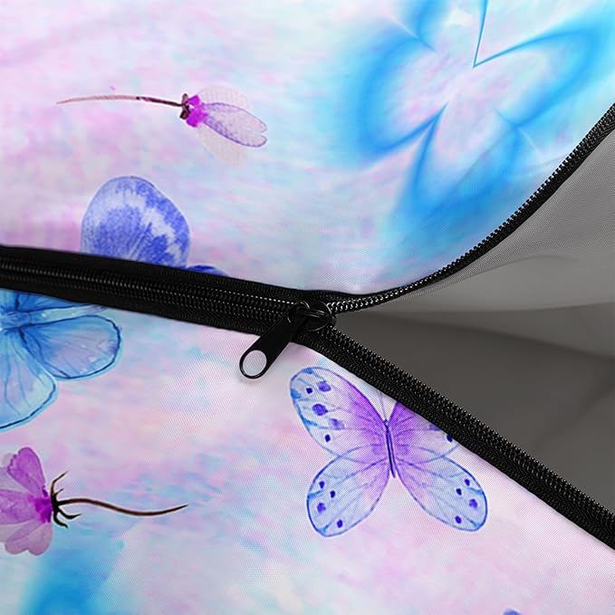 AILONEN Kids Floral Cat Camping Sleeping Bags,Lightweight & Waterproof,3 Season Warm & Cool Weather,Kawaii Kitten Sleeping Bags for Girls Adults,Travelling,Outdoors