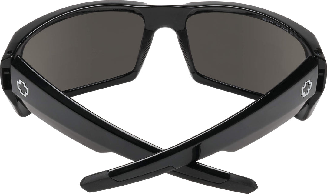 Spy Optic Men's General Rectangular Sunglasses, Ansi Black/Gray, 60 mm
