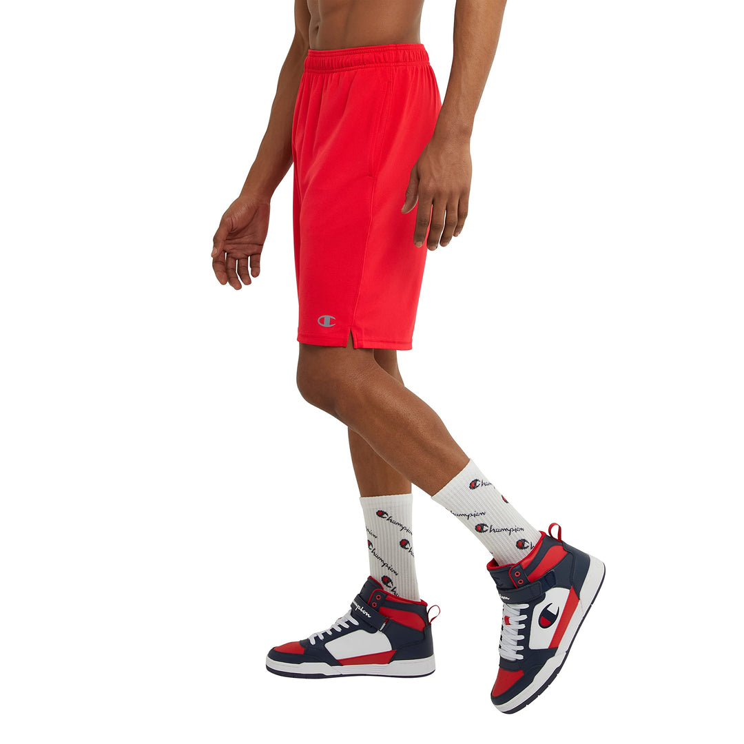 Champion Men's Core Training Short, Team Red Scarlet, Small