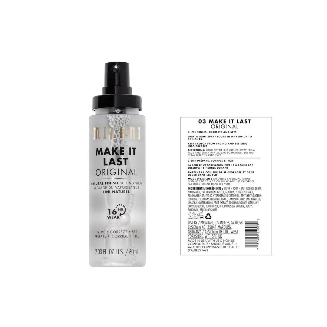 Milani SPF 30 Sunscreen Setting Spray | Primer & Protectant for Face