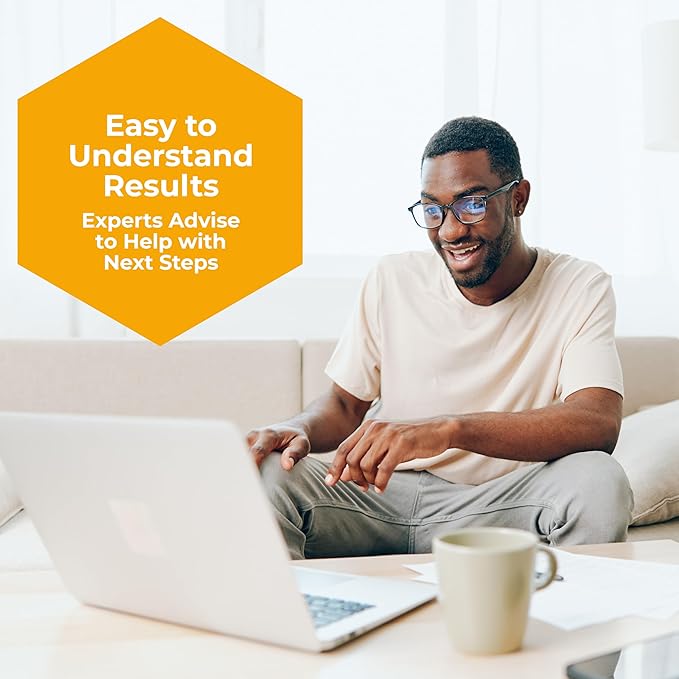 at Home Vitamin D Test Kit - Easy to Use & Accurate Blood Test for 25(OH) D Levels to Test for Vitamin Deficiencies - CLIA Certified Labs - FSA/HSA Accepted