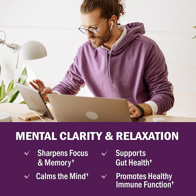 Mushroom Gummies for Adults - 10-in-1 Functional Mushroom Supplement for Mood and Focus with Lions Mane Turkey Tail Cordyceps Shiitake Reishi - Vegan, Non-GMO, Fresh Raspberry Flavor, 60 Count