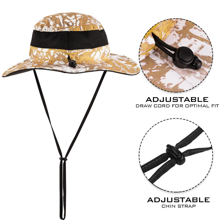 KastKing Sol Armis UPF 50 Boonie Hat - Sun Protection Hat, Fishing , Beach & Hiking Hat, Paddling, Rowing, Kayaking Hat, Prym1 Mange Breeze