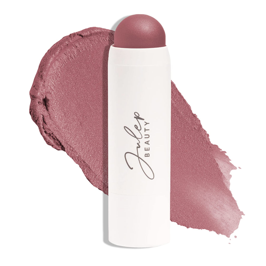 Julep Skip The Brush Cream To Powder Blush Stick - Muted Mauve - Blendable And Buildable Color - 2-In-1 Blush And Lip Makeup Sti