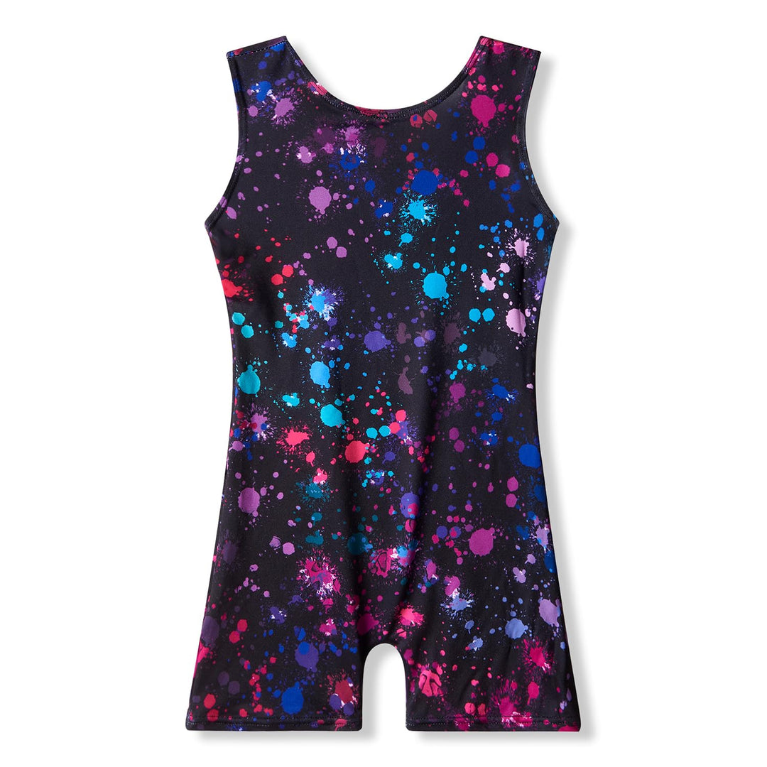 MYQFF Girls Gymnastics Apparel Leotards for Gymnastics Unitards Biketards Black 2t 3t Sleeveless