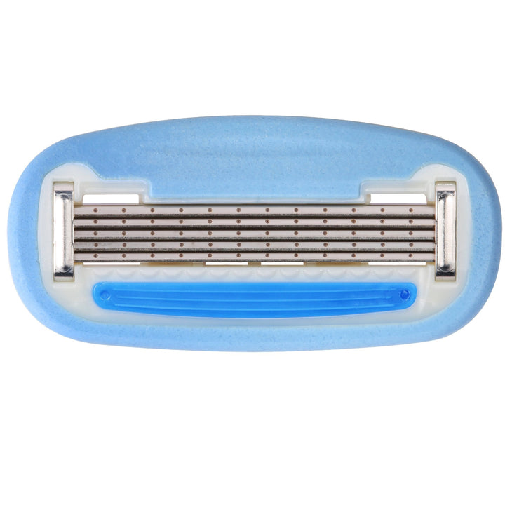 Amazon Basics 5-Blade Razor for Women, Handle, 2 Cartridges & Shower Hanger (Cartridges fit Amazon Basics Razor Handles only) (Previously Solimo)