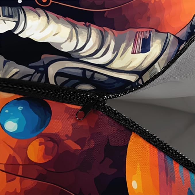 AILONEN Boys Sports Camping Sleeping Bags,Lightweight & Waterproof,3 Season Warm & Cool Weather,Black Player Basketball Sleeping Bags for Kids Adults,Travelling,Outdoors