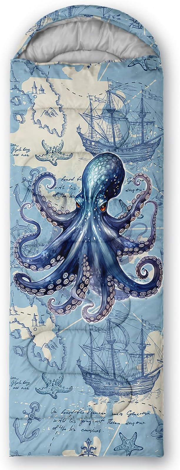 AILONEN Boys Sports Camping Sleeping Bags,Lightweight & Waterproof,3 Season Warm & Cool Weather,Black Player Basketball Sleeping Bags for Kids Adults,Travelling,Outdoors