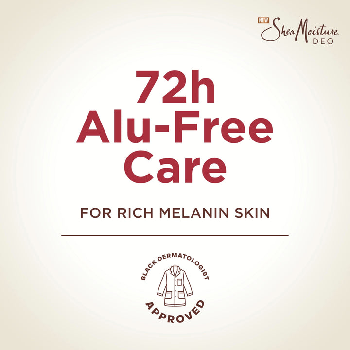 Shea Moisture Deodorant Stick 72h Odor Control Coconut & Hibiscus Fresh Aluminum Free 2.6 oz