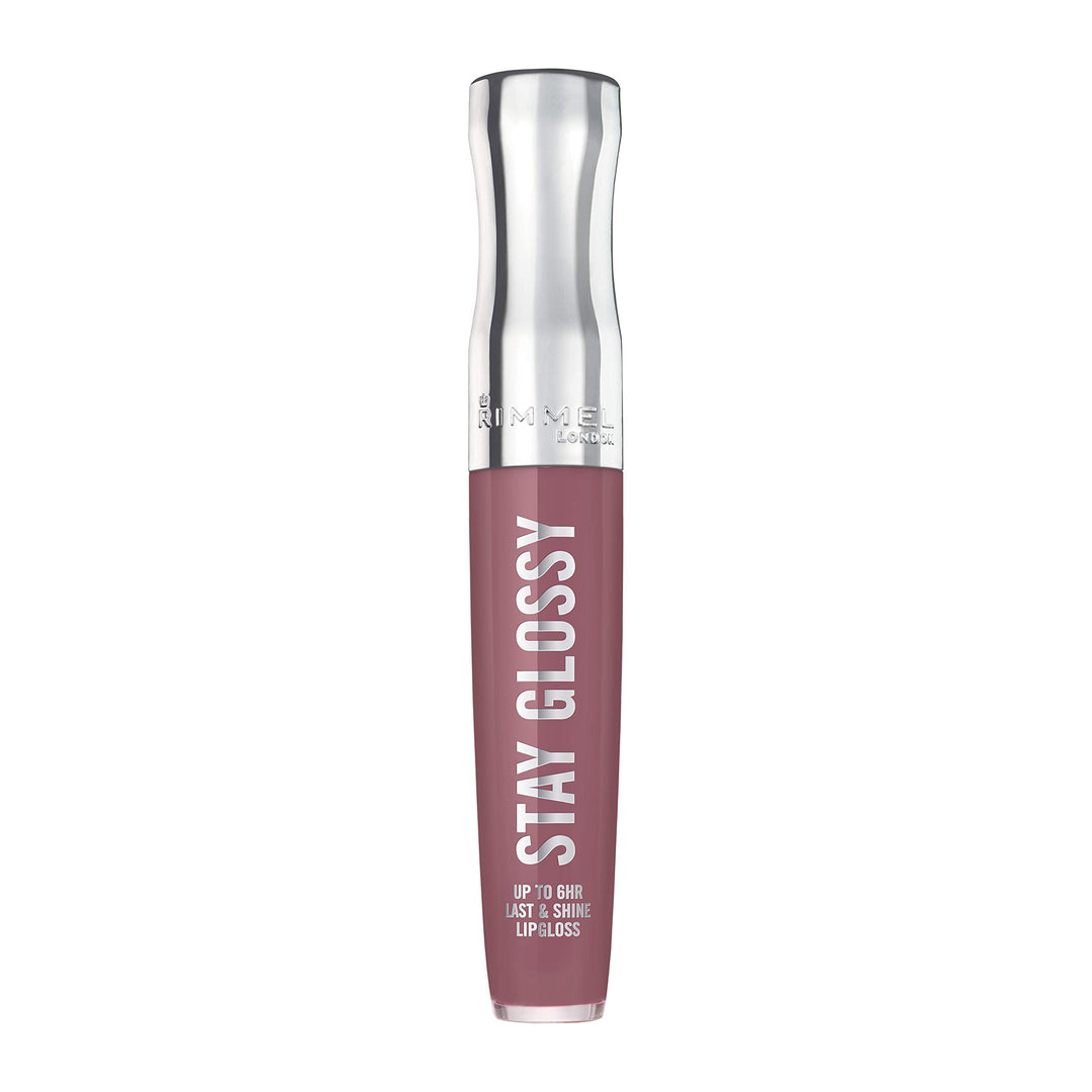 Rimmel Stay Glossy Lipgloss 6 Hour Lip Gloss Blushing Belgraves 0.18 Fl Oz with Lip Gloss in 290 Date Night