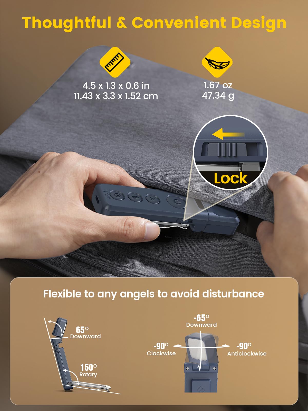 Glocusent Book Light, Reading Light with Sleep Aid & Timer, 5 Brightness & 3-Color Expertise Reading Lights for Books in Bed, USB-C Rechargeable Reading Lamp for Book Lovers Gifts