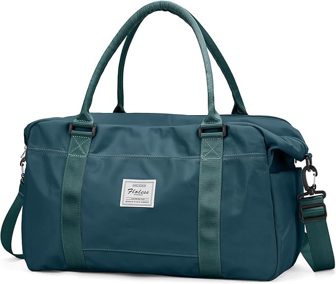 Travel Duffel Bag,Sports Tote Gym Bag,Shoulder Weekender Overnight Bag for Women