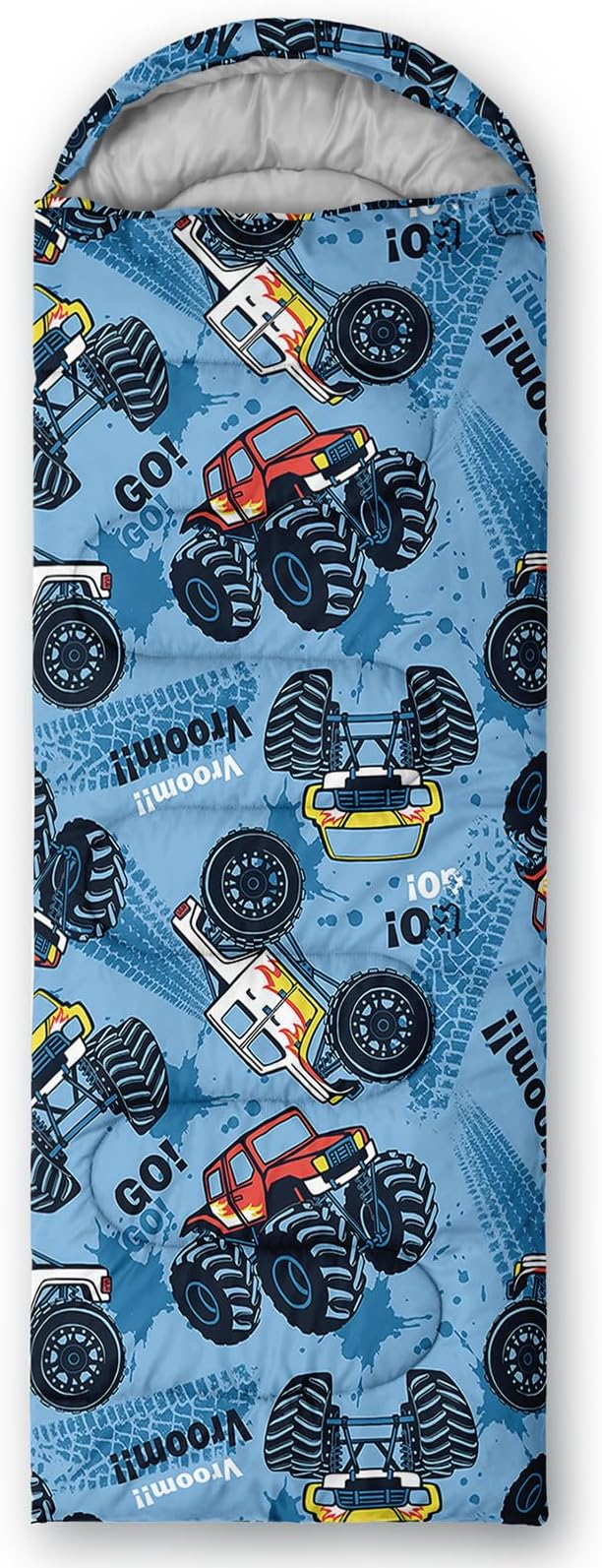 AILONEN Kids Floral Cat Camping Sleeping Bags,Lightweight & Waterproof,3 Season Warm & Cool Weather,Kawaii Kitten Sleeping Bags for Girls Adults,Travelling,Outdoors