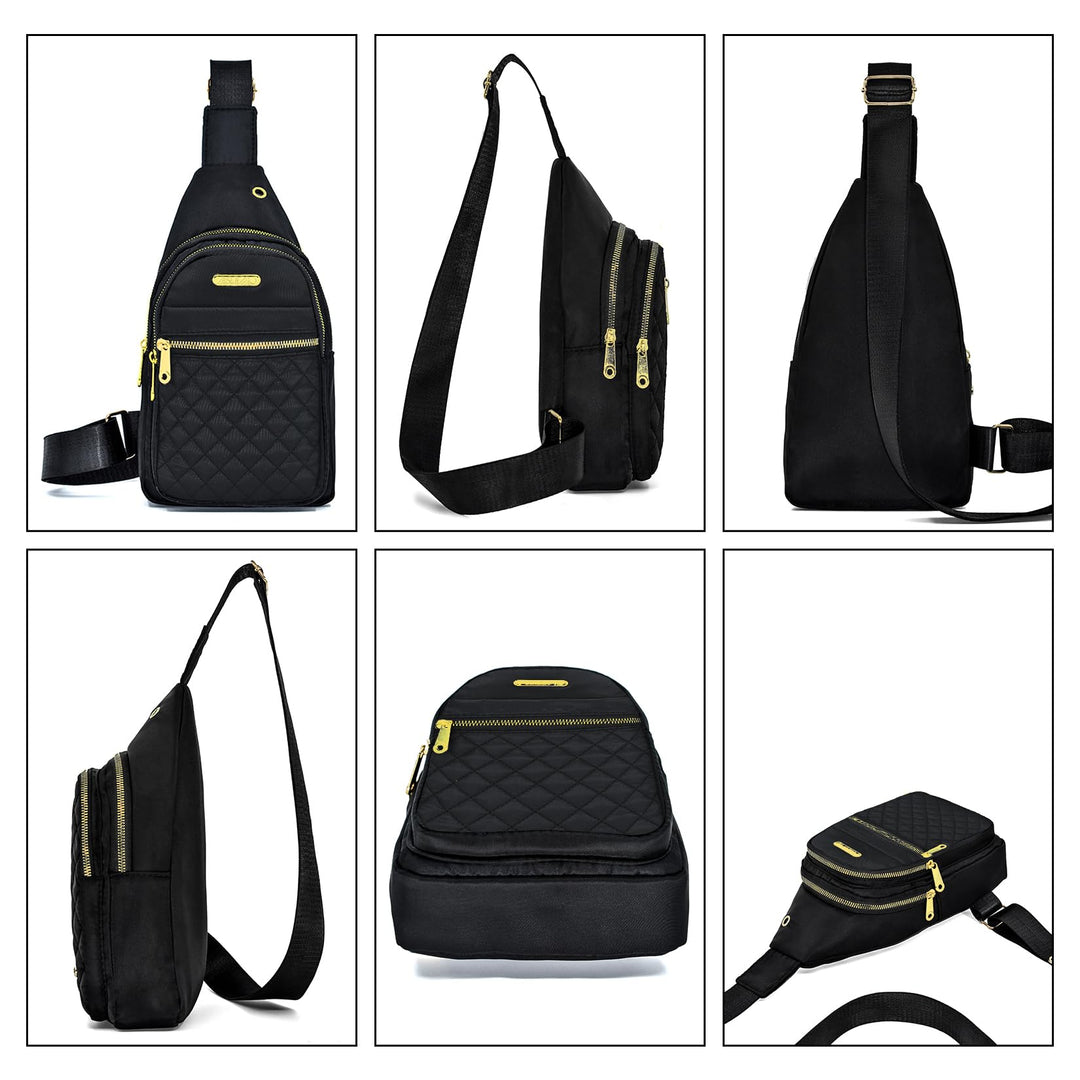 Aisijimo Small Sling Bag For Women Men Casual Crossbody Sling Backpack