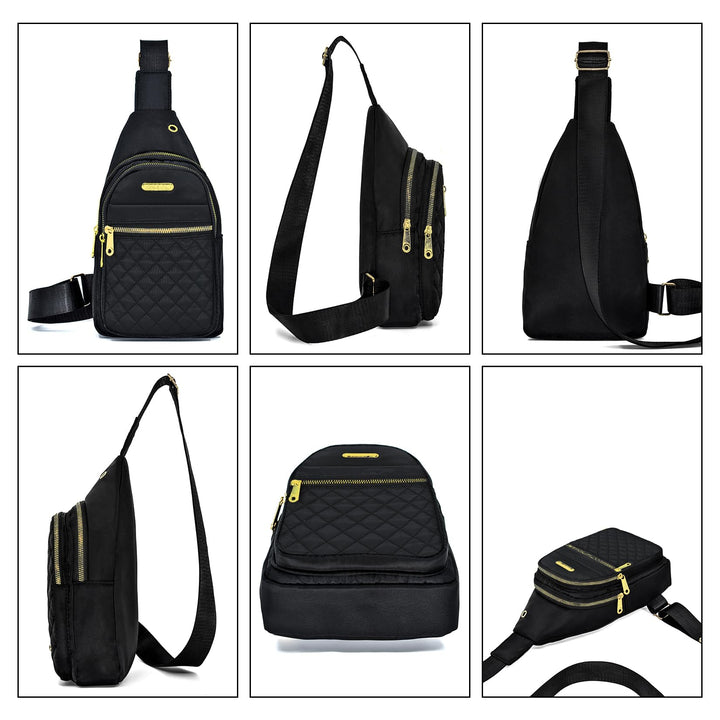 Aisijimo Small Sling Bag For Women Men Casual Crossbody Sling Backpack