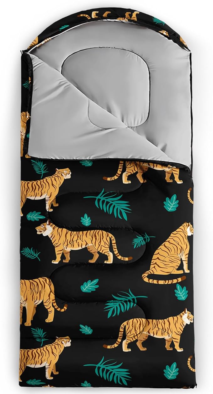 Axolotl Unicorn Sleeping Bag for Kids Boys Girls–Lightweight Warm Cold Weather Sleeping Bags,Waterproof Portable Sleeping Bag with Compression Sack for Camping Backpacking Outdoor Indoor