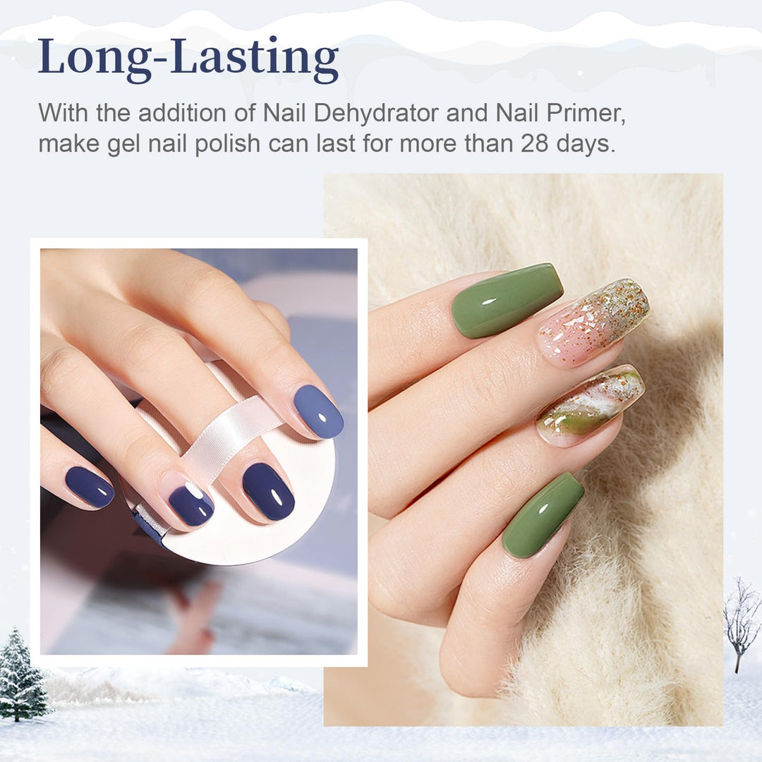 60 PCS Gel Nail Polish Kit | UV Light | 55 Beautiful Colors for Home & Salon