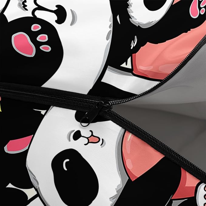 AILONEN Cartoon Fox Camping Sleeping Bag for Boys Girls Adults,Lightweight & Waterproof,3 Season Warm & Cold Weather,Portable,Kawaii Fox Printed Sleeping Bag,Traveling,Camping,Hiking