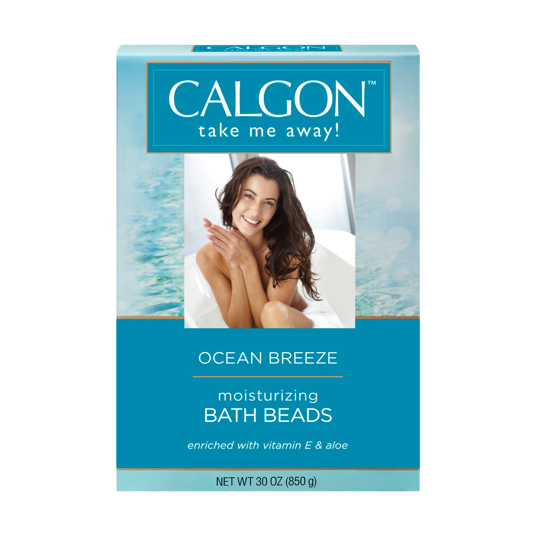 Calgon Ultra-Moisturizing Bath Beads, Ocean Breeze, 30 Ounce