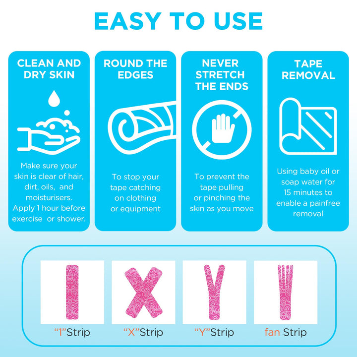 OK TAPE PRO Kinesiology Tape, 2inch x Long Roll 16ft Free Cut Tape, Elastic Athletic Tape Therapeutic Latex Free, 2 Rolls Yellow+Green