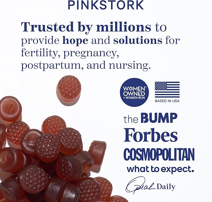 Blue Stork Fertility Supplement Gummies for Men - Male Prenatal Vitamins, Conception Support for Him - Reproductive Health, Hormonal Balance & Motility - 90 Count