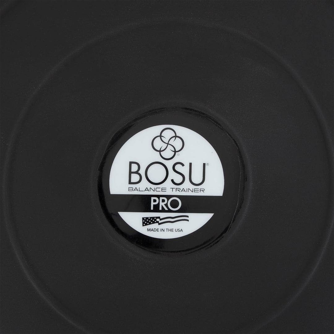 BOSU 26 Inch Pro Balance Trainer Ball Exercise Fitness Gym Equipment for Yoga, Sports, Personal Trainer, Rehabilitation, and Physical Therapy, Black