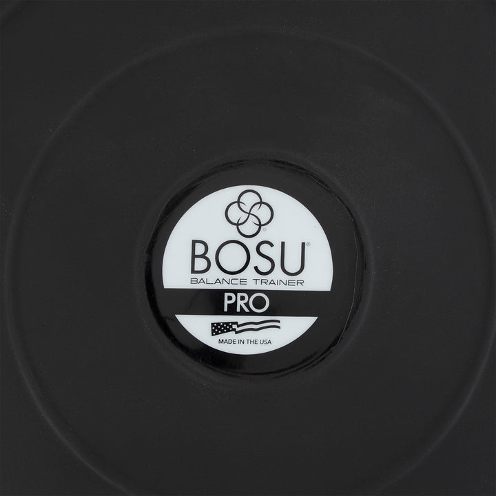 BOSU 26 Inch Pro Balance Trainer Ball Exercise Fitness Gym Equipment for Yoga, Sports, Personal Trainer, Rehabilitation, and Physical Therapy, Black