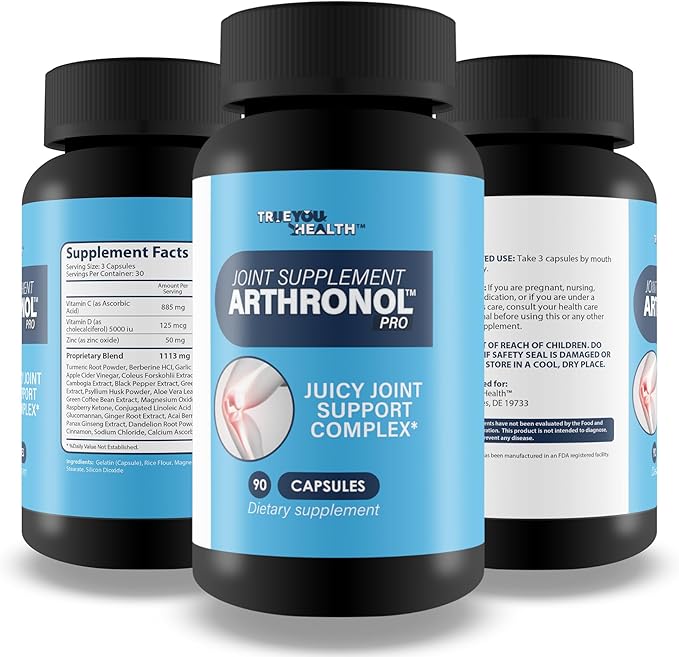 Arthronol Pro - Our Best Bone Support Supplement - Natural Bone Support Complex - Pro Arthronol Bone Support Formula Bone Relief Pills - Bone Health Support for Men and Women