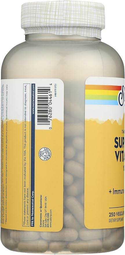 Solaray, Tstr Super Bio C - Buffered, 250 Count