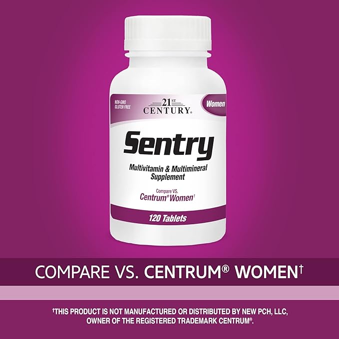 21st Century Sentry Women Multivitamin Tablets, 120 Count (Pack of 2)