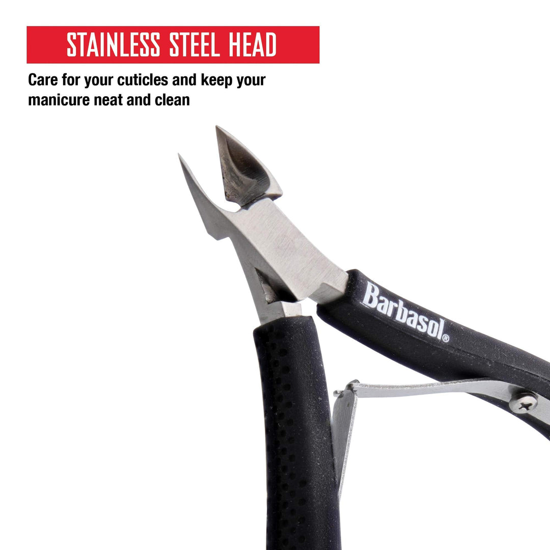 Barbasol Non Slip Stainless Steel Cuticle Nipper