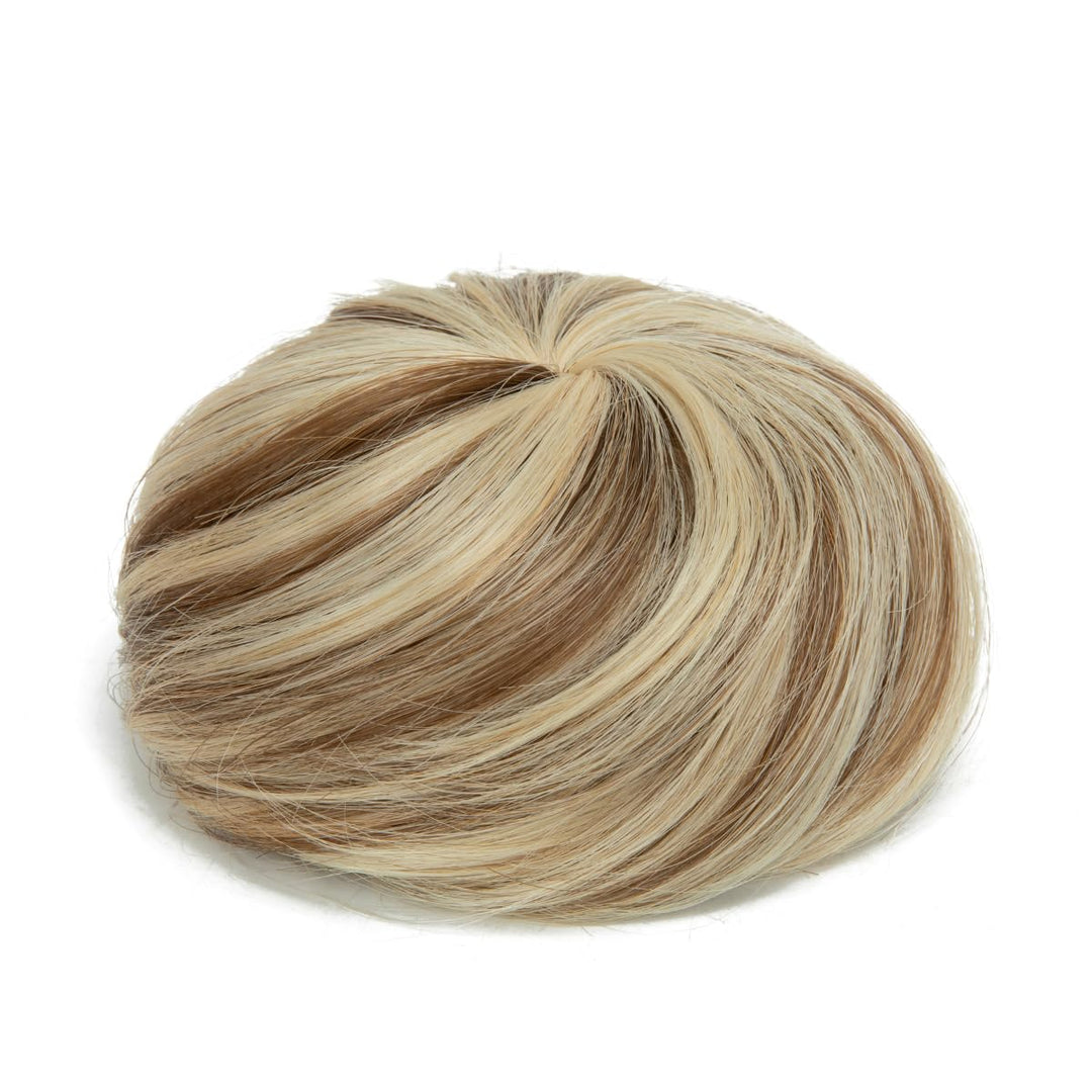 SARLA Hair Bun Extension Synthetic Drawstring Updo Fake Ballet Bun for Women Girls Lady Donut Chignon Bahama Beige