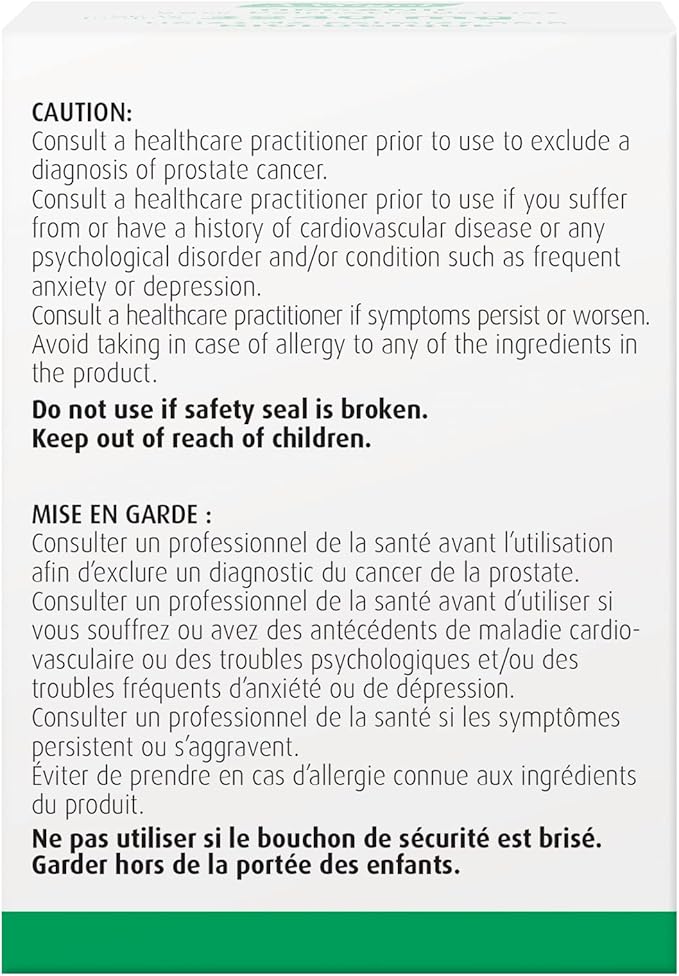 A. Vogel Prostate 1 - Organic Saw Palmetto Prostate Support Supplement - 85 Percent Fatty Acids - Clinically Proven Efficacy (60 capsules)
