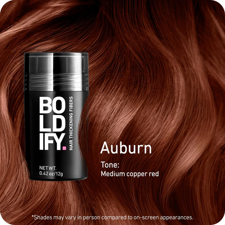 BOLDIFY Hair Fibers | Dark Blonde | Thicker Look for Thinning Hair | 12.5g