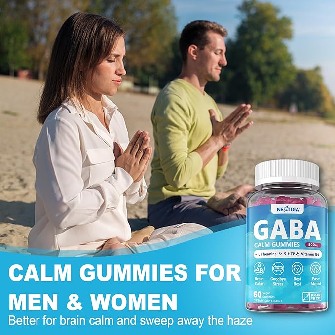 GABA Gummies,Melatonin Free Natural Sleep Gummies