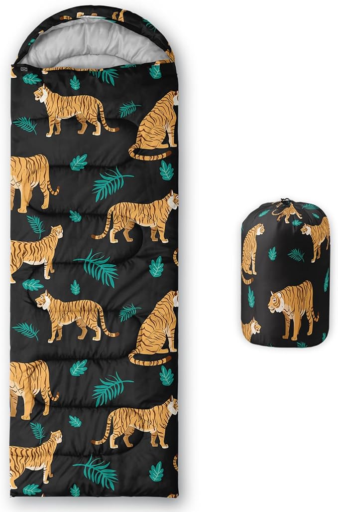 Axolotl Unicorn Sleeping Bag for Kids Boys Girls–Lightweight Warm Cold Weather Sleeping Bags,Waterproof Portable Sleeping Bag with Compression Sack for Camping Backpacking Outdoor Indoor