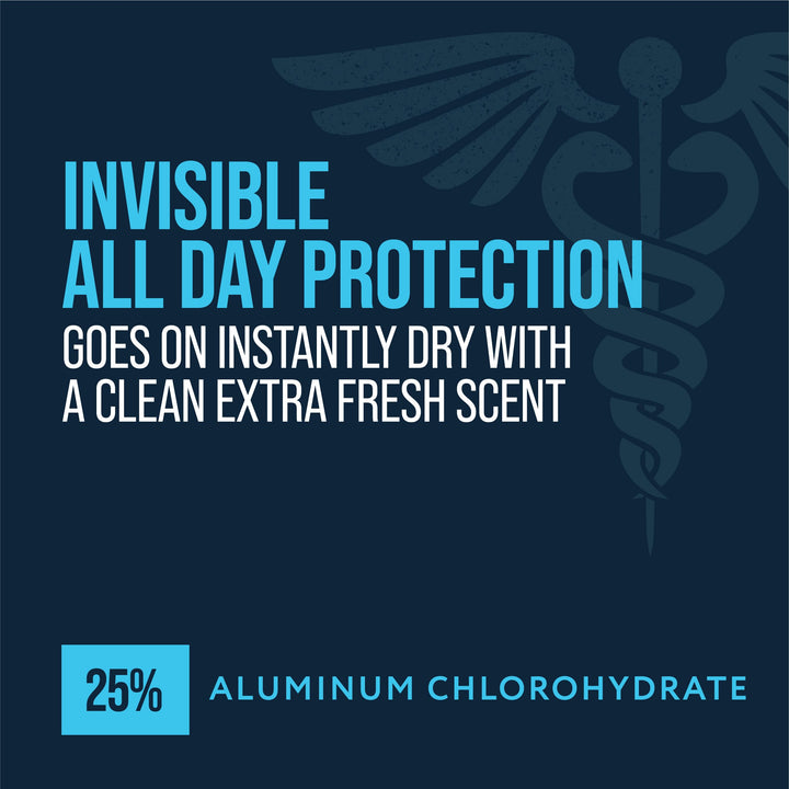 Certain Dri Prescription Strength Clinical Antiperspirant Deodorant Dry Spray, Hyperhidrosis Treatment for Men & Women, Long-Lasting 72hr Protection, Whole Body Deodorant, Extra Fresh Scent, 4.2oz