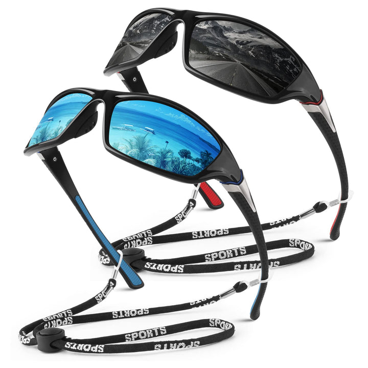 WEAROYO Polarized Sports Sunglasses for Men Women,Cycling Running Driving Fishing Trekking Sun Glasses 100% UV Protection